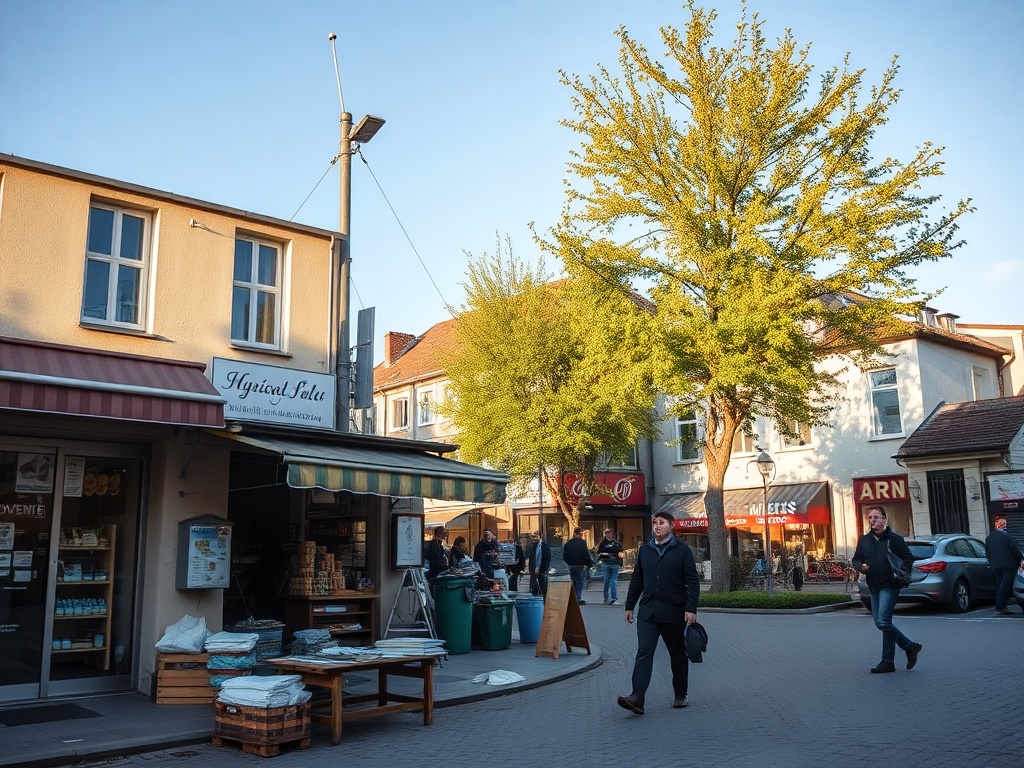 Mapa Mielca z zaznaczonymi inwestycjami finansowanymi z Funduszy Europejskich