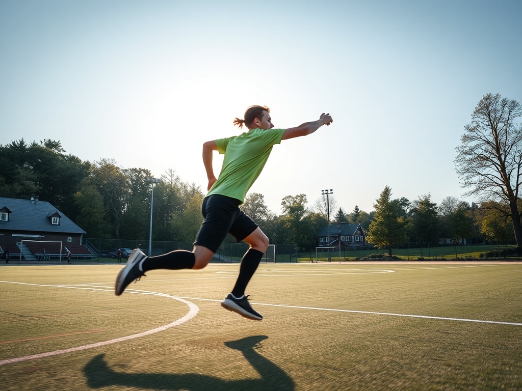 Ilustracja przedstawiająca logotypy drużyn sportowych z Mielca lub zdjęcie z boiska, symbolizujące sport w Mielcu.